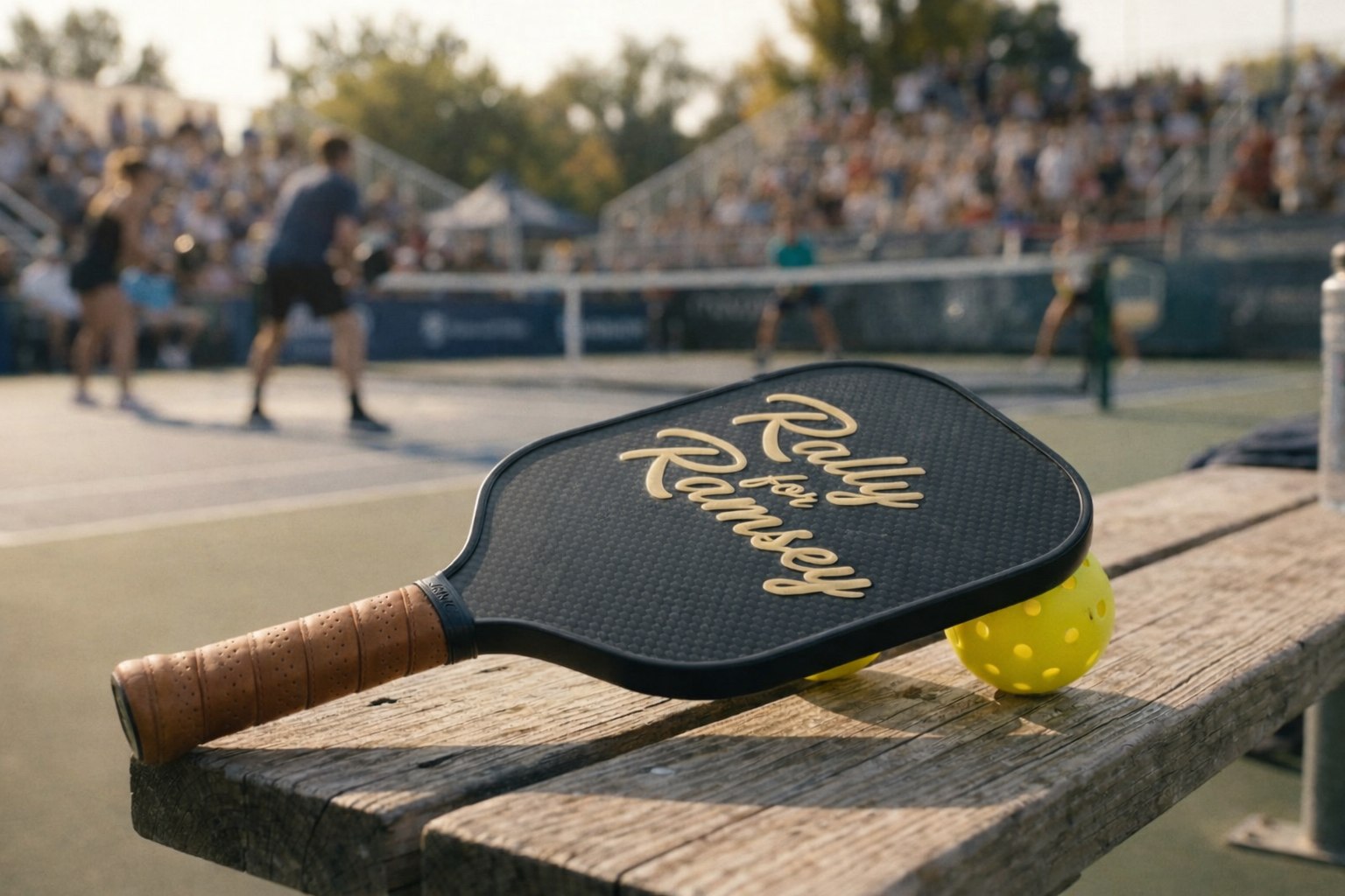 Rally for Ramsey paddle on the court